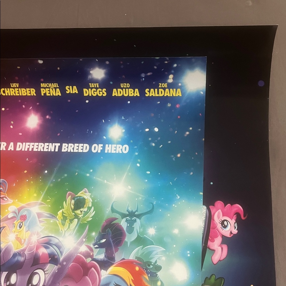 My Little Pony BOTH Movie Posters 2017 13.5x20 Hasbro Lions Gate Origin new - Picture 8 of 14